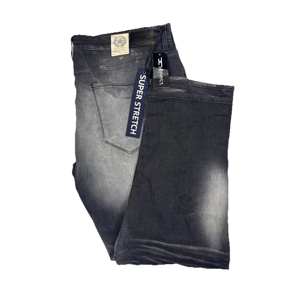 Jordan Craig Aaron 44x32 Grey Moto Biker Jeans Super Stretch NWT